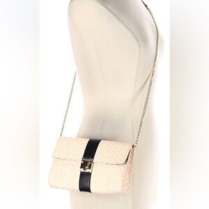 White House Black Market Raffia Convertible  Crossbody Purse NWOT